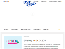 Tablet Screenshot of dst-org.de